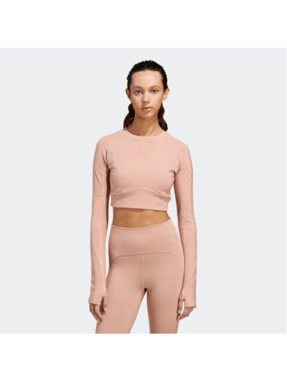 adidas by Stella McCartney TrueStrength Long Sleeve Cropped Top Size XS